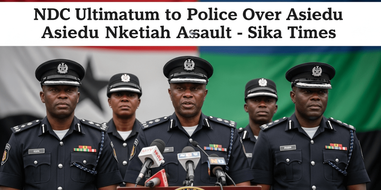 NDC gives police ultimatum over assault on Asiedu Nketiah