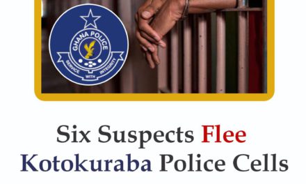 Six Suspects Flee Kotokuraba Police Cells