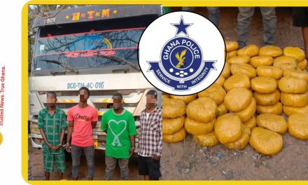 Four Suspects Arrested in Tema With 315 Parcels of Suspected Indian Hemp