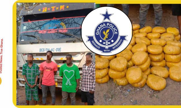 Four Suspects Arrested in Tema With 315 Parcels of Suspected Indian Hemp