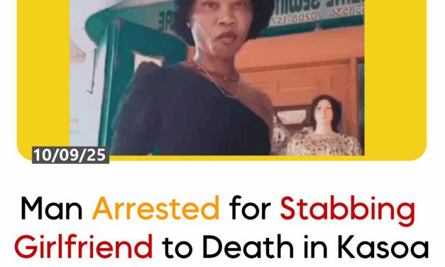 Man Arrested for Stabbing Girlfriend to Death in Kasoa